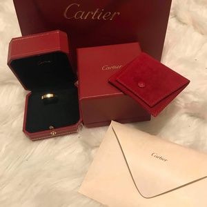 Cartier 18K LOVE Ring Wedding Band